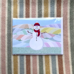 Greeting Card - 'Arcipluvia Snow(wo)man'